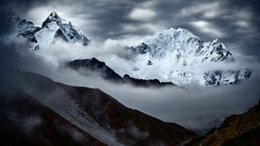 Wall mural Himalayas – fototapet med unikt motiv som skapar en inspirerande fondvägg