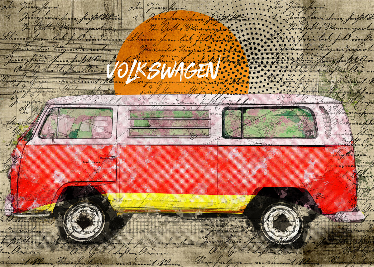 Volkswagen VW Combi rød
