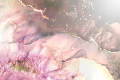 Wall mural Ombre87flower – fototapet med unikt motiv som skapar en inspirerande fondvägg