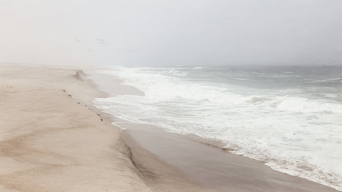 Tåke over São Jacinto-stranden