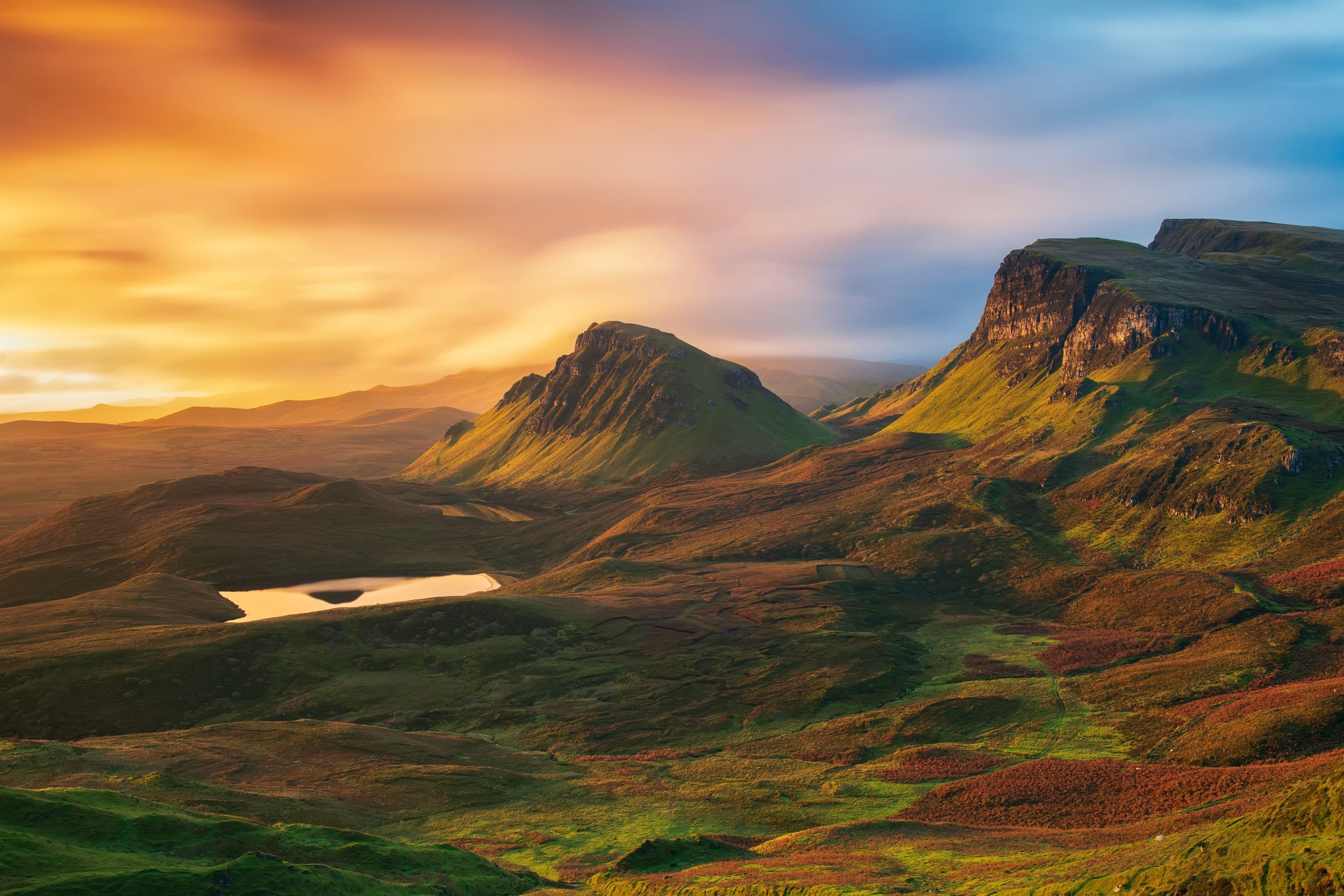 The Quiraing on fire