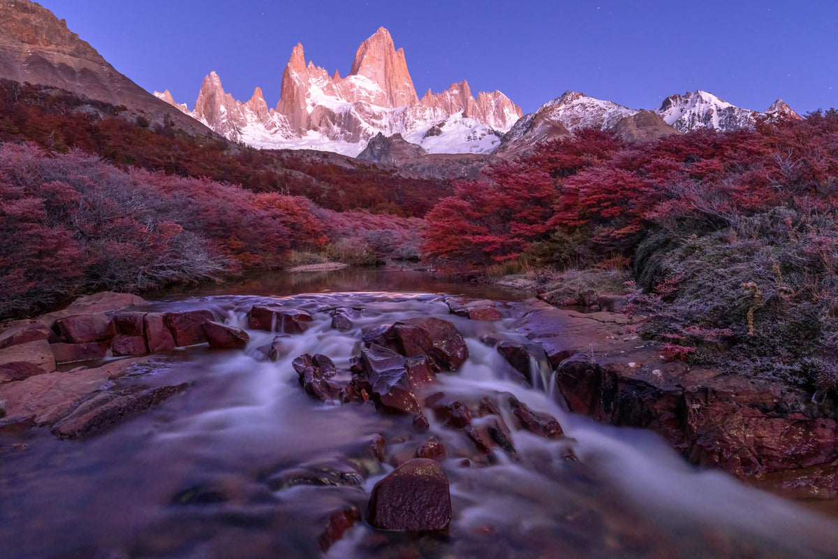 Stille morgen i Patagonia