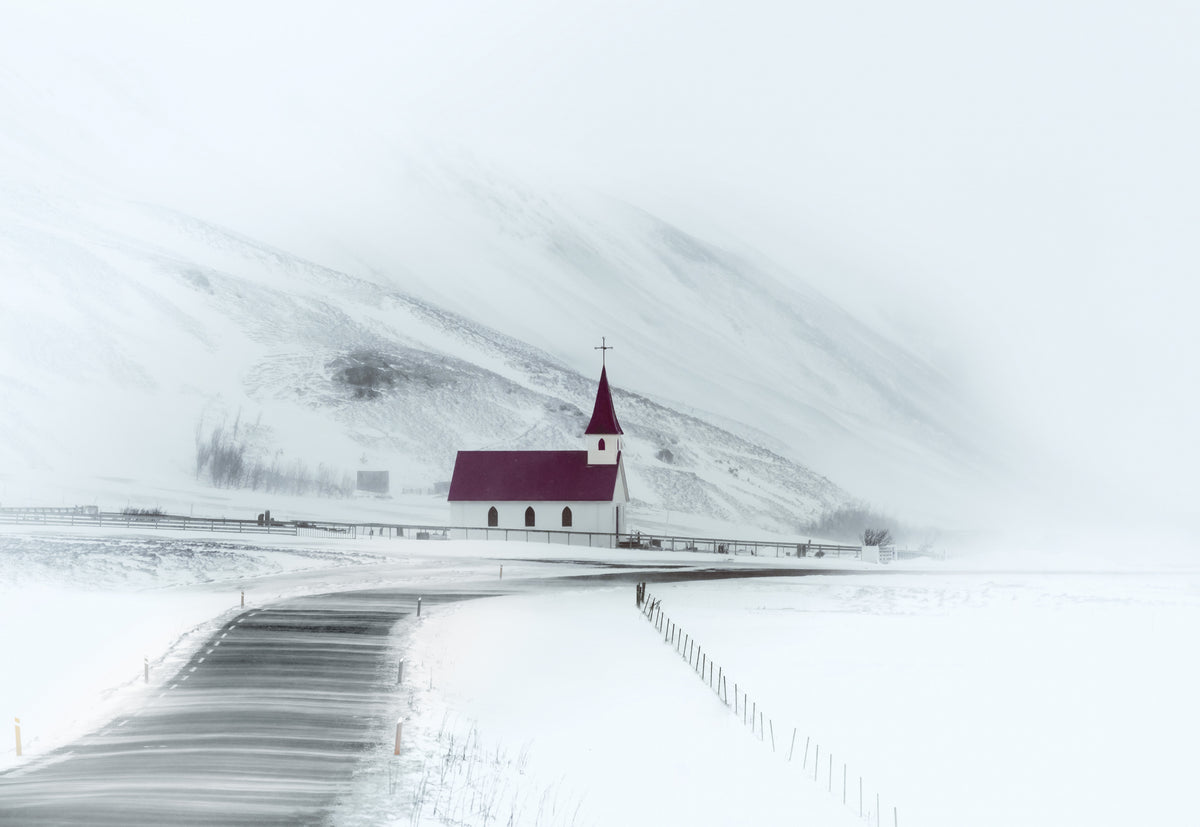 Kirke i snø