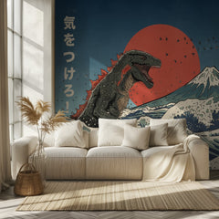 Godzilla Mount Fuji Wave