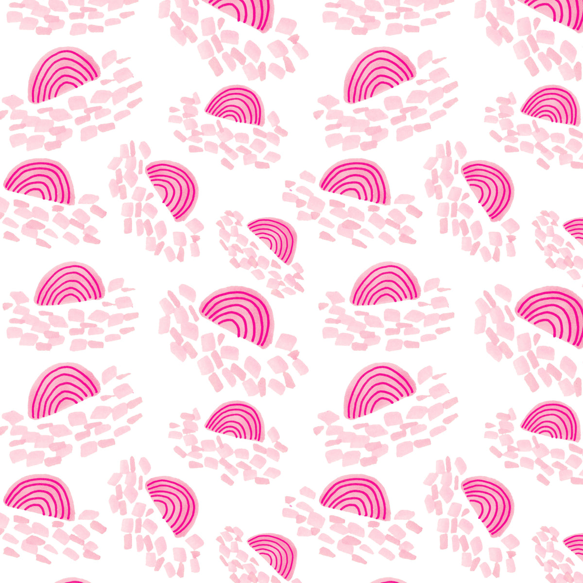 Konfetti regnbuer rosa