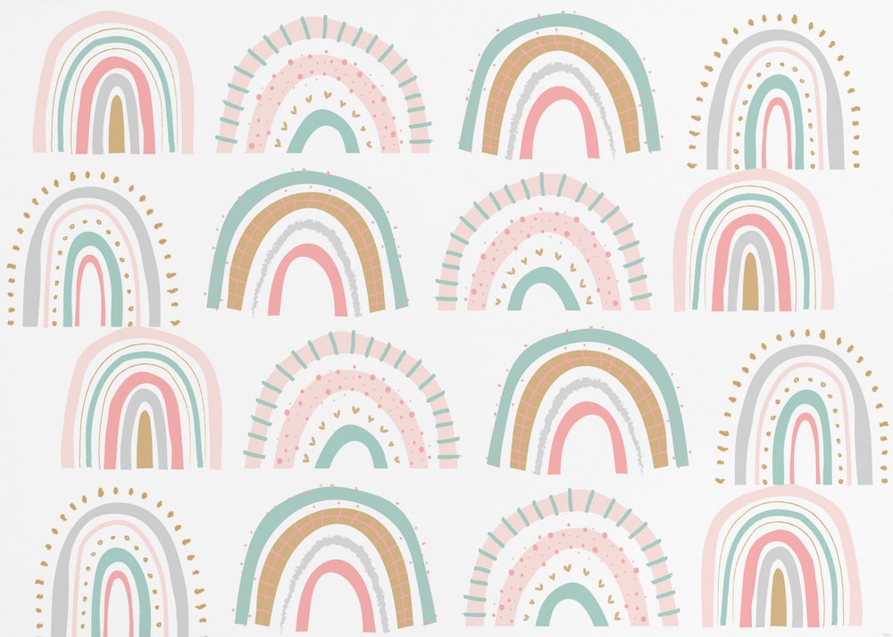 Chic Pastel Rainbows