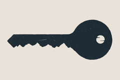 Wall mural Key To The Mountain – fototapet med unikt motiv som skapar en inspirerande fondvägg