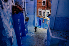 Wall mural Blues – fototapet med unikt motiv som skapar en inspirerande fondvägg