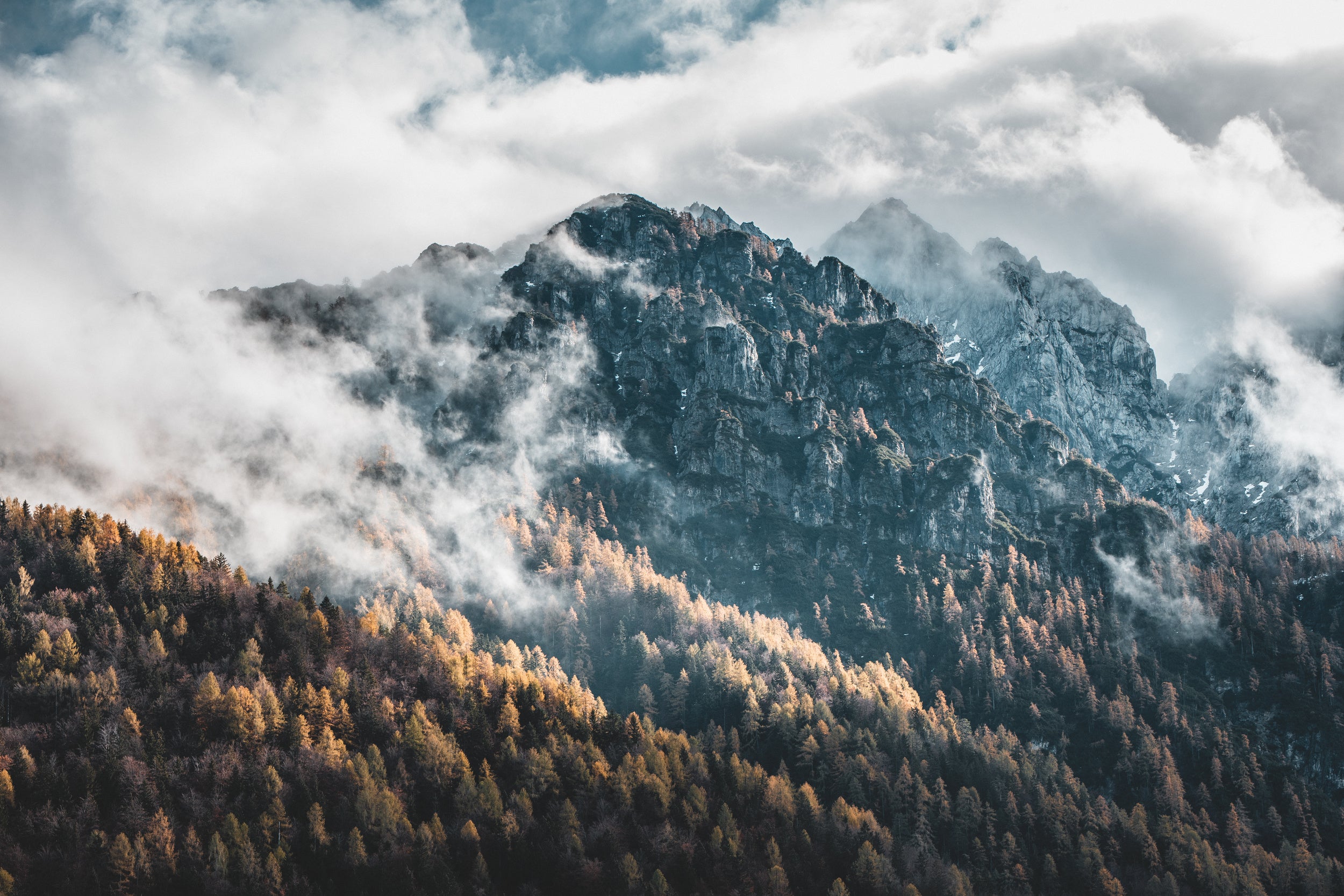 Fog in the mountains