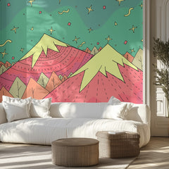 Vibrant Mountain Dreamscape