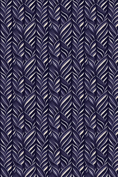 Wall mural Indigo Blue Pattern – fototapet med unikt motiv som skapar en inspirerande fondvägg