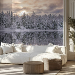 Serene Winter Reflection