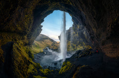 Wall mural Kvernufoss I – fototapet med unikt motiv som skapar en inspirerande fondvägg