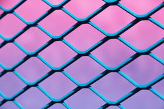 Wall mural D-Fence – fototapet med unikt motiv som skapar en inspirerande fondvägg