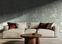 Lemurs Jungle Pattern