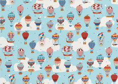 Whimsical Balloon Flight