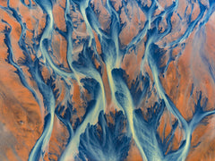 Wall mural Glacial delta Iceland – fototapet med unikt motiv som skapar en inspirerande fondvägg