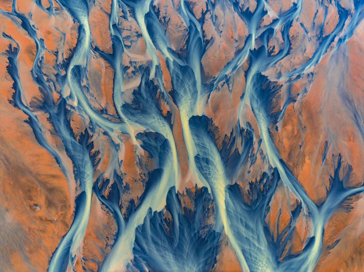 Glasialdelta, Island