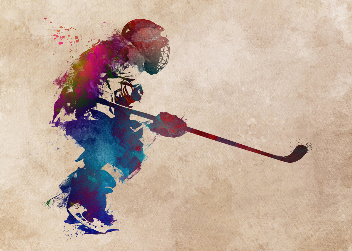 Ishockey Sport Kunst 1