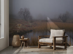 Misty Marsh Trees
