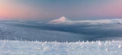 Wall mural Mount Koip at sunrise – fototapet med unikt motiv som skapar en inspirerande fondvägg
