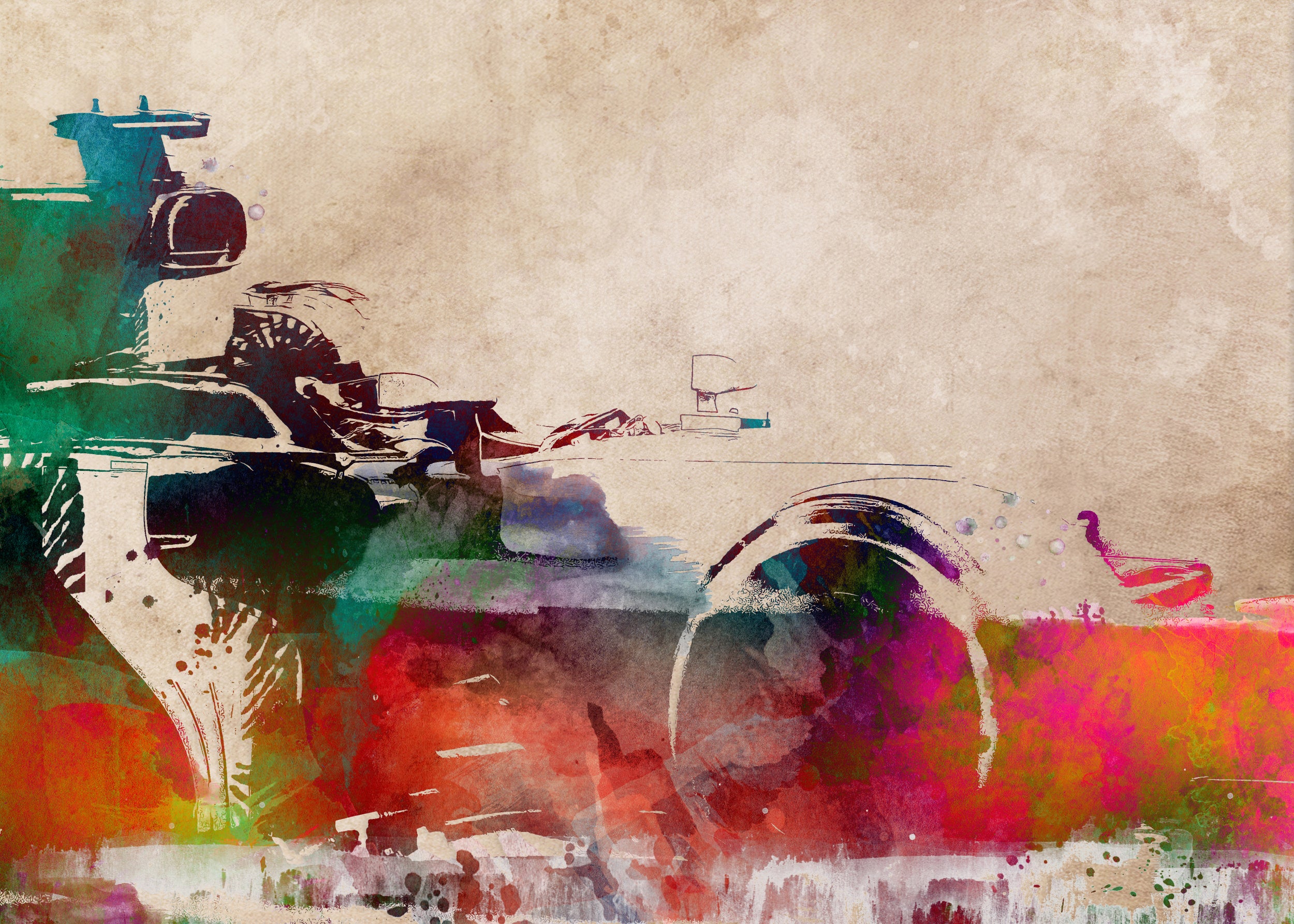 Formula 1 sport art