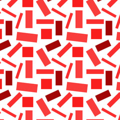 Wall mural Shapely Magenta Geometric Abstract – fototapet med unikt motiv som skapar en inspirerande fondvägg