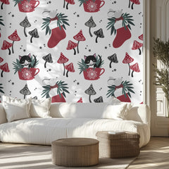 Whimsical Christmas Animals Pattern