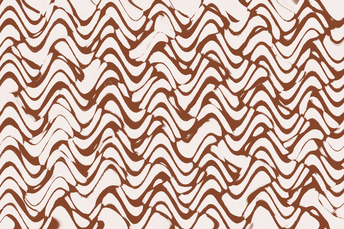 Wavey beige mønster kvadrat