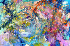 Wall mural Df223sparkling In My Garden By the Sea 57 – fototapet med unikt motiv som skapar en inspirerande fondvägg