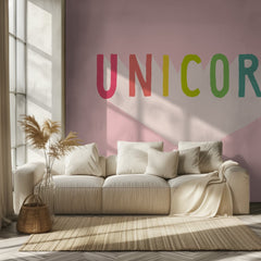 Colorful Unicorn Text