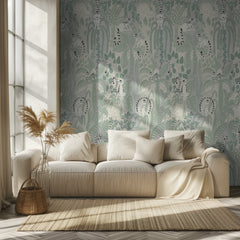 Lemurs Jungle Pattern