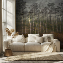 Serene Birch Forest
