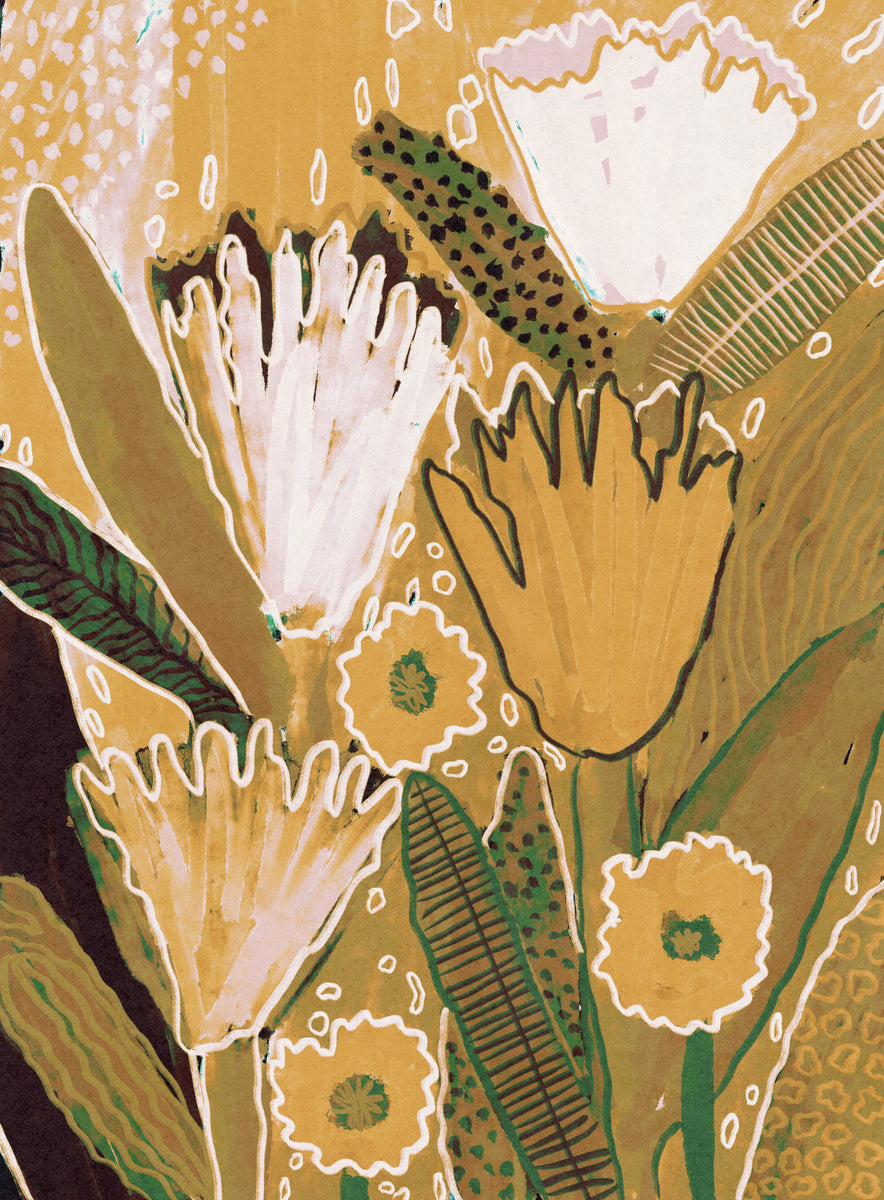 Magic Wildflowers / Gul & Grønn