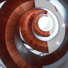Wall mural Spiral – fototapet med unikt motiv som skapar en inspirerande fondvägg