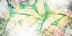 Wall mural Ombre57leaf – fototapet med unikt motiv som skapar en inspirerande fondvägg