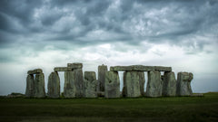 Wall mural Stonehenge – fototapet med unikt motiv som skapar en inspirerande fondvägg