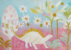 Pastel Dinosaur Garden