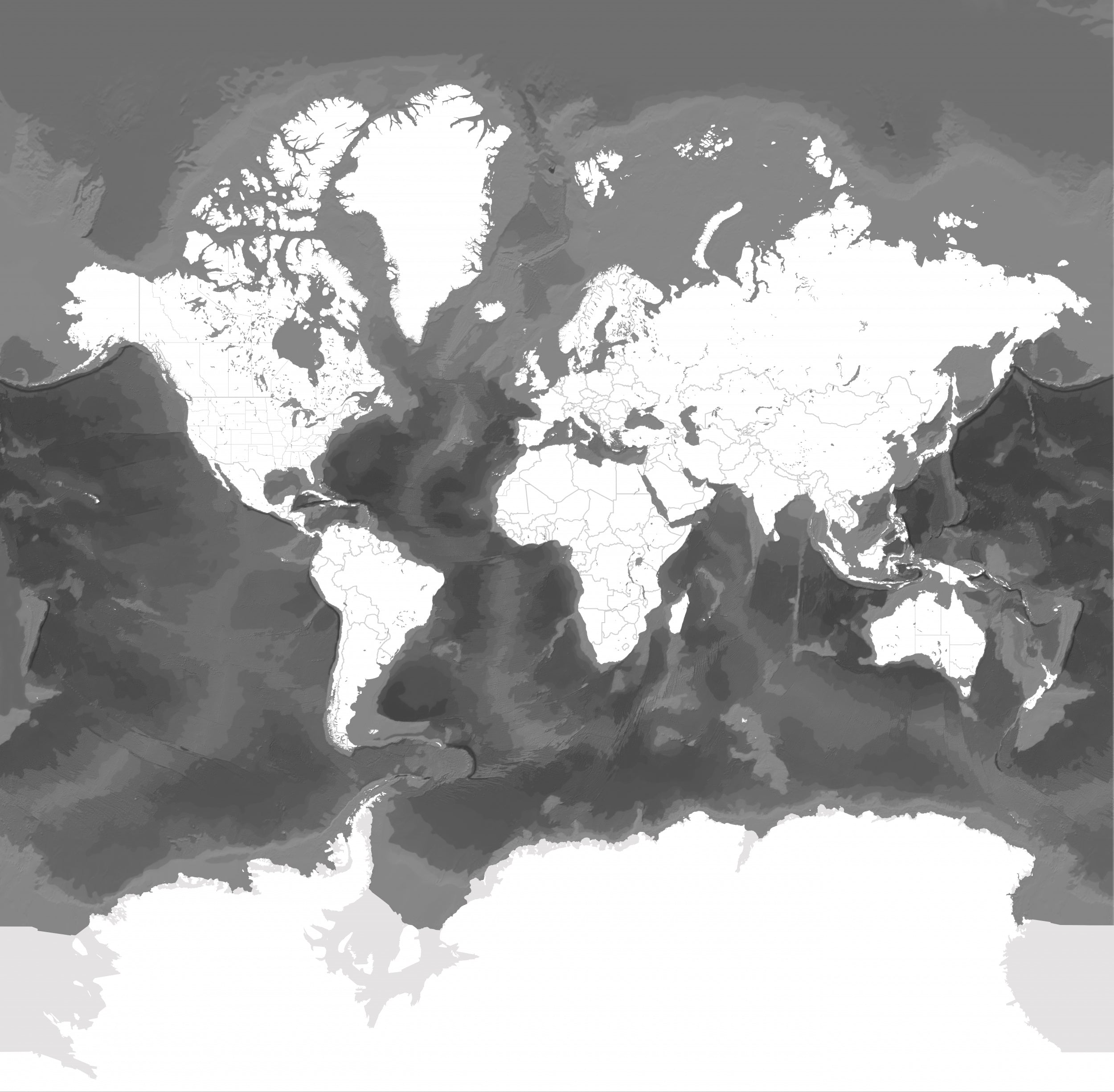 Olson world map