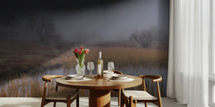 Misty Marsh Trees