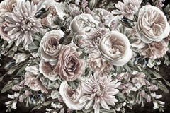 Wall mural Morning Blooms Georgian – fototapet med unikt motiv som skapar en inspirerande fondvägg