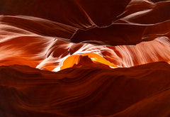 Wall mural Antelope Canyon – fototapet med unikt motiv som skapar en inspirerande fondvägg