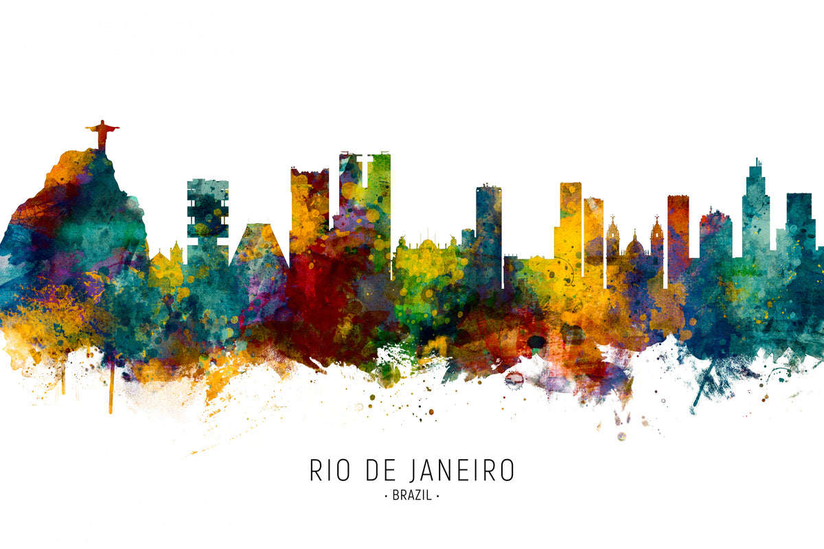 Rio de Janeiro Brasil Skyline