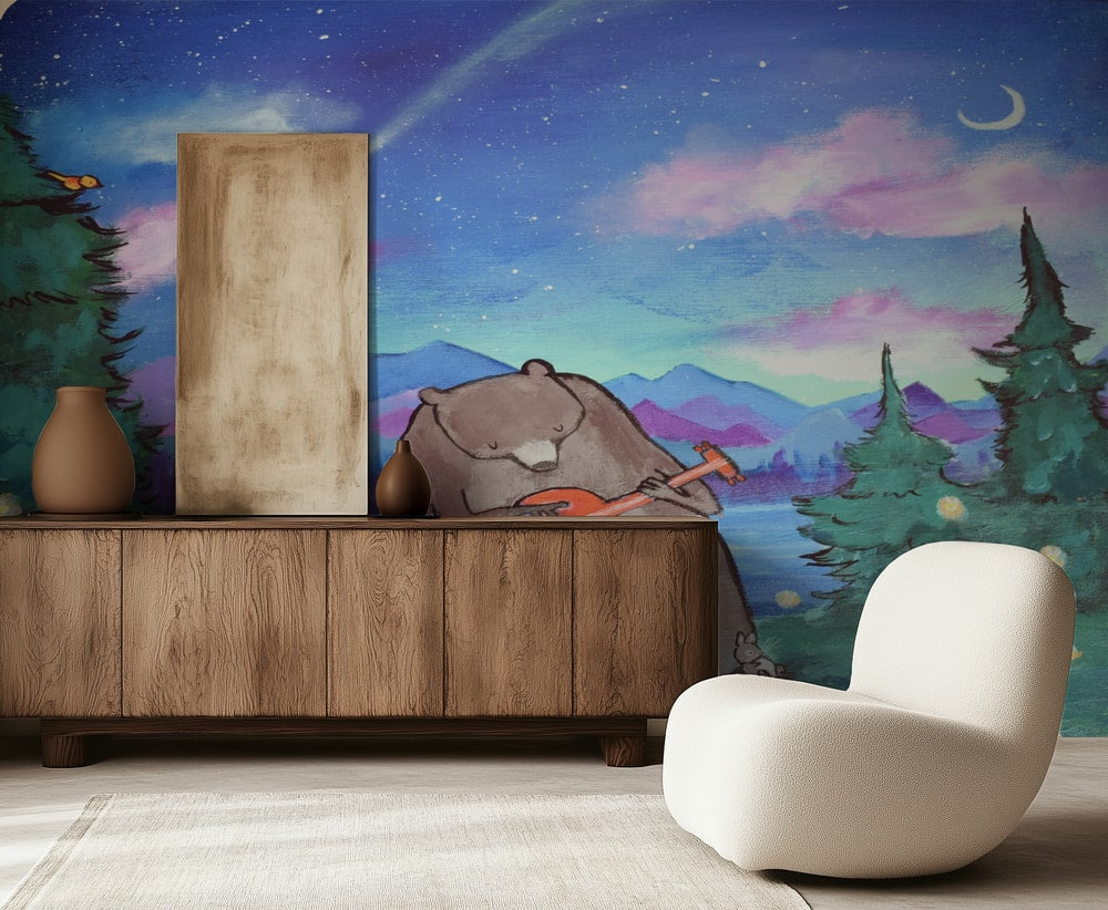 Starry Night Bear Banjo