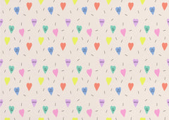 Cute Conversation Hearts Pattern