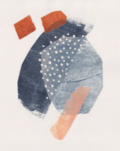 Wall mural Five Shapes #1 – fototapet med unikt motiv som skapar en inspirerande fondvägg