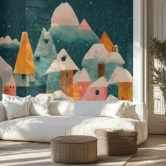 Winter Night Village