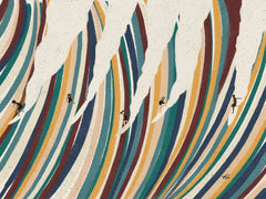 Wall mural Party Wave – fototapet med unikt motiv som skapar en inspirerande fondvägg