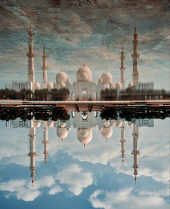 Wall mural SZGM ABUDHABI – fototapet med unikt motiv som skapar en inspirerande fondvägg