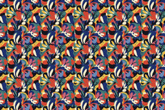 Wall mural Pattern No 123 – fototapet med unikt motiv som skapar en inspirerande fondvägg